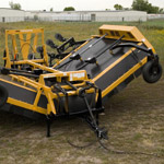 Folding-Down Defoliator